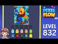Pixel Flow Level 832 Solution Walkthrough