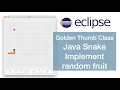Java Snake 10 Generating fruit at random location
