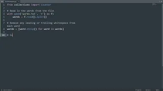 Leetcode 192 Word Frequency in Python Python Leetcode Python Coding Tutorial Python Code ASMR