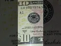 Very rare sequential 10 Bills