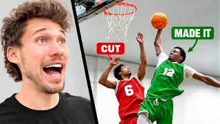 50 Hoopers Try Out For My Basketball Team