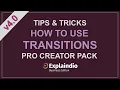 How to Use Scene Transitions in Pro Creator Pack