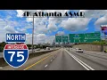 4K Atlanta ASMR Interstate 75 North