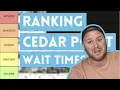 Ranking Wait Times of Every Cedar Point Coaster