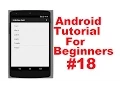 Android Tutorial for Beginners 18 Android ListView