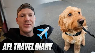 What does James Sicily do before an AFL trip