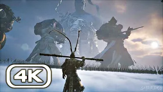 black myth wukong monkey king vs ancient gods scene 4k 60fps 