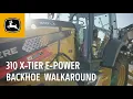 310 X-Tier E-Power Backhoe Walkaround John Deere Construction