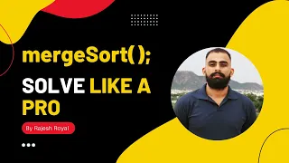 Merge Sort Algorithm in Java code like a pro with Source easy way