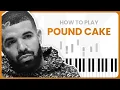Download Lagu How To Play Pound Cake By Drake ft. JAY-Z On Piano - Piano Tutorial (Free Tutorial)