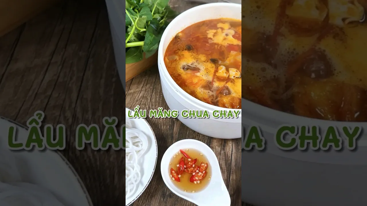 Vegan hot pot w/ Pickled bamboo shoot  #vietnamesedish #veganrecipe #hotpot