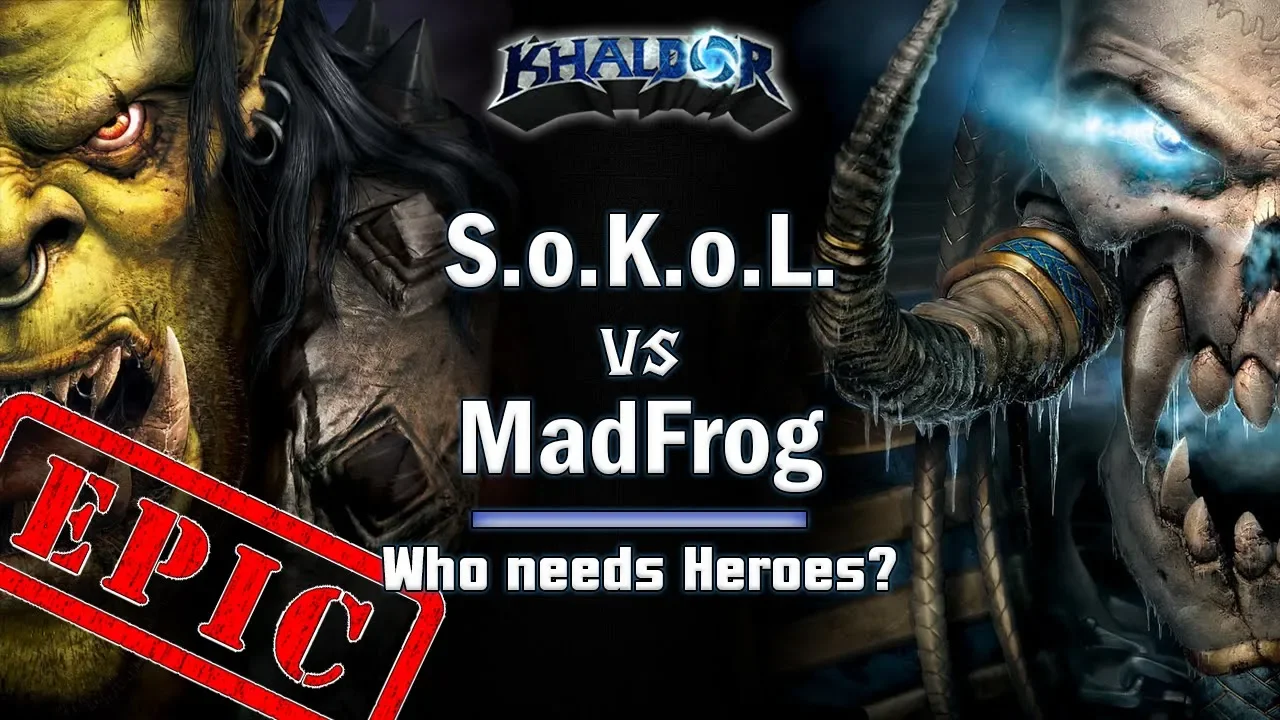 ► WarCraft 3 - SoKoL (Orc) vs. MadFrog (UD) - Orc vs. Undead