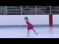 5 year old skater performs Basic 5 program to the song Popular from Wicked