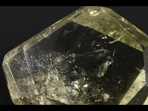 シトリン 磨き石カット 293g｜天然石 原石 通販 キラリ石