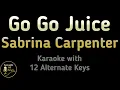 Download Lagu Sabrina Carpenter - Go Go Juice Karaoke Instrumental Lower Higher Male \u0026 Original Key