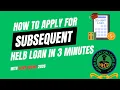 HOW TO APPLY HELB SUBSEQUENT LOAN Explained