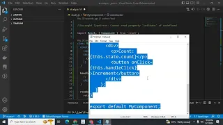 Uncaught TypeError Cannot read property setState of undefined react js