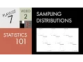 Statistics 101 Sampling Distributions