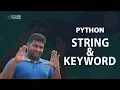 Python Programming Bangla Tutorial 2 1 String and Python Keyword Details