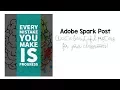 Create a Beautiful Classroom Poster in 60 Seconds of Less