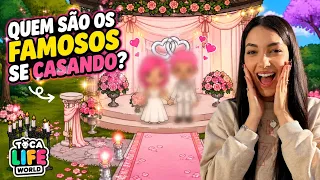 FAMOSOS VÃO SE CASAR NA NOVA ATUALIZAÇÃO DO TOCA LIFE WORLD | Família Luluca 