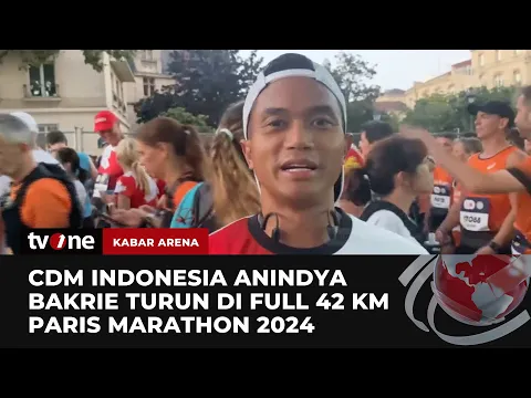 CdM Indonesia Anindya Bakrie Ikuti Paris Marathon 2024