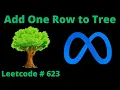 ADD ONE ROW TO TREE LEETCODE 623 PYTHON BFS SOLUTION