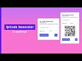 How to Create QR Code Generator in JavaScript