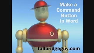Visual Basic Primer using Microsoft Word 2013 - Make a Command Button