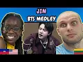 Download Lagu REACTION TO Jin - BTS Medley Dynamite Butter Mikrokosmos 250731 Run Seokjin Ep Tour Newark