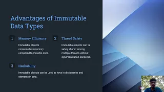 Mutable and Immutable Data Types in Python Mutable and Immutable Data Types in Python