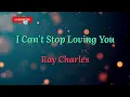 I Can't Stop Loving You || Ray Charles