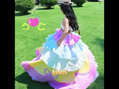 She Made a Dress That Changed Colors in the Sun π#shorts #diy #funny