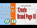 Java Netbeans Inventory System POS TAGALOG Tutorial 8 Create Brand Page UI