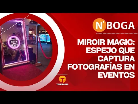 Miroir Magic: Espejo que captura fotografías en eventos