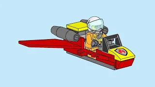 LEGO 952209 Instructions | City | Allie Aires' Firefighter Jet | Fire | Magazine Gift