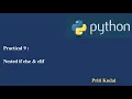 Python Lecture 9 Nested if and elif