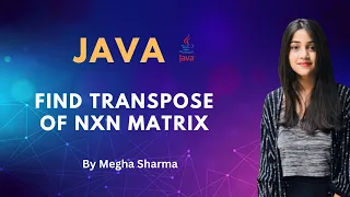 Java Basic 38 - Transpose of Matrix