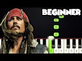 Download Lagu He's A Pirate - Pirates Of The Caribbean | BEGINNER PIANO TUTORIAL + SHEET MUSIC by Betacustic