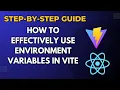Using Environment Variables in VITE React Project