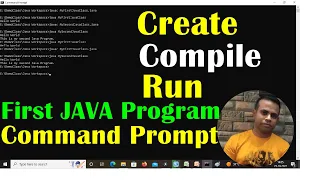 First JAVA Program Create Compile Run Command Prompt Beauty of Notepad Class