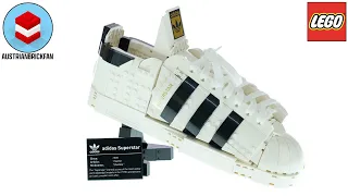 LEGO Adidas 10282 Adidas Originals Superstar - Lego Speed Build Review