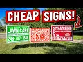 YARD SIGNS WITH UNMATCHED QUALITY CHEAP FAST DELIVERY