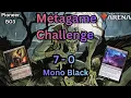 Breaking News Pioneer Still Exists 7-0 Undefeated Metagame Challenge - Mono Black MTG Arena BO3