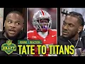 Micah Malik Nabers Debate Titans Drafting Carnell Tate at No 4 2026 NFL Draft