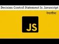 9 Decision making statment in javascript
