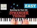 Download Lagu ✅ Stranger Things Season 4 - Running Up That Hill Max Song - EASY Piano Tutorial