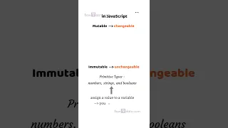 How to Use Javascript Mutable and Immutable Types