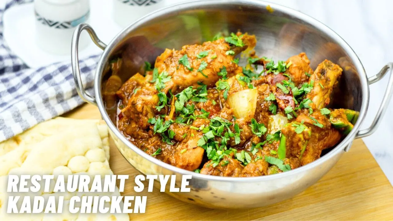 Restaurant Style Kadai Chicken