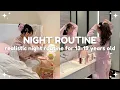 guide to a realistic night routine for teens night routine tips